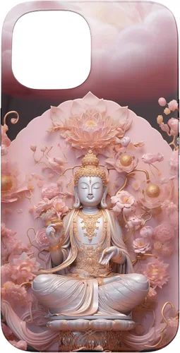 Miniatura 6 de iPhone 16 Pink Buddha - Lotus Flower - Spiritual Buddhism Buddhist Case
