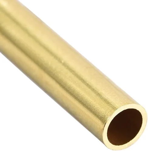 Miniatura 4 de uxcell Tubo redondo de latón, 0.197 in de diámetro exterior 0.020 in de grosor de pared 1.181 in de longitud, tubo sin costuras para manualidades