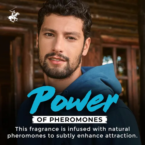Miniatura 2 de Beverly Hills Polo Club Sexy + Pheromones Player EDP Spray - Colonia de feromonas para hombres con aceites esenciales naturales, aroma fresco