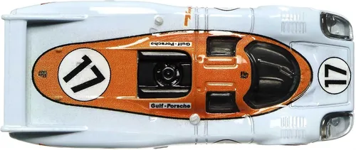 Miniatura 3 de Hot Wheels Folleto de la flota de transporte del equipo con Porsche 917 LH '18