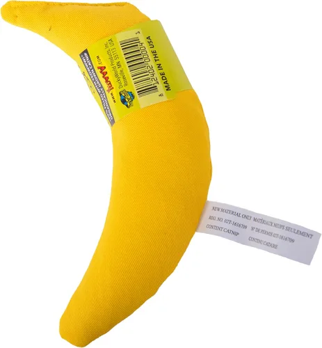 Miniatura 4 de ¡Yeowww! Juguete de Hierba Gatera, Plátano Amarillo