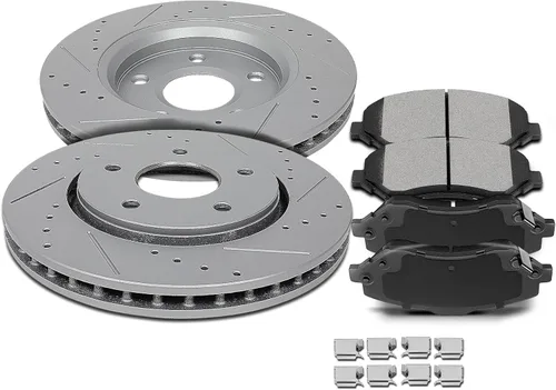 Miniatura 30 de Kit de Frenos SCITOO para Delantero Rotores de Freno y Pastillas de Freno Cerámicas para 2006-2008 para Dodge para Ram 1500, 2003-2008 para Dodge