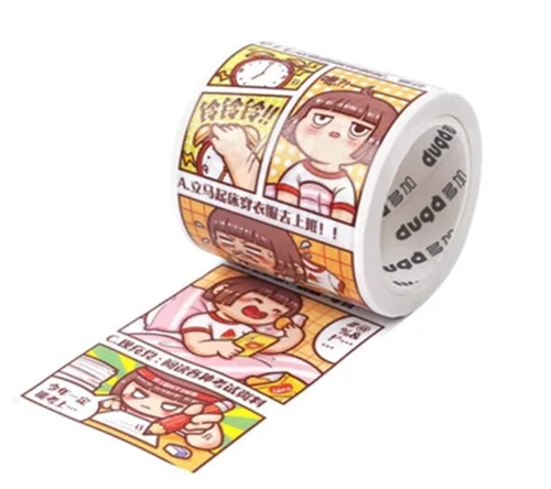 Miniatura 5 de Alideco - Cintas adhesivas decorativas pequeñas de mochi washi, ideales para suministros de diario, manualidades, álbum de recortes, bricolaje