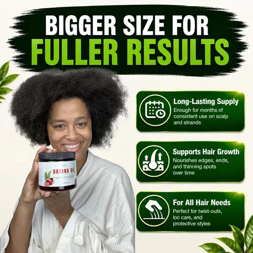 Miniatura 2 de Aceite de batana - El aceite milagroso hondureño para el crecimiento del cabello y el cuidado de la piel - 100% puro - 16 oz (454G)