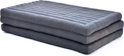 Miniatura 28 de Leewadee - Colchón tailandés plegable grande, 82 x 46 x 3 pulgadas, cama de invitados, cama triple plegable, cojín de masaje tailandés TV asiento