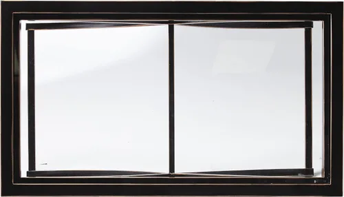 Miniatura 6 de SEI Furniture - Mesa de cóctel Vogue - Negro - Diseño transicional, vidrio negro y madera - Ideal para sala de estar, habitación familiar (CK9940)