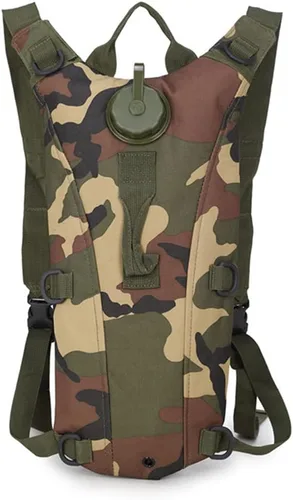 Miniatura 10 de Bolsa de agua táctica de 3L para vejiga, mochila de camello para senderismo al aire libre, camping, militar, portátil, hidratación, bolsa