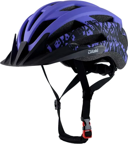 Miniatura 13 de Bilaki Casco de bicicleta para adultos, mujeres, hombres, jóvenes, niños, cascos ligeros de bicicleta de montaña con esfera ajustable y visera