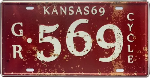 Miniatura 20 de Placa de matrícula de Wyoming de aluminio, placa decorativa de automóvil novedosa, placas de matrícula de 12"x6" para el frente del automóvil, placa