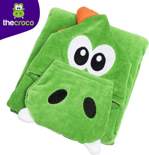 Miniatura 2 de Toalla de animal con capucha calidad premium: ultra suave, súper absorbente, XL 49 x 28 pulgadas, para niños y bebés, para baño, playa, piscina