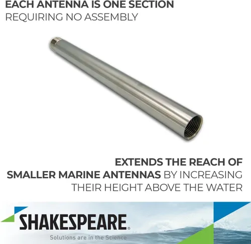 Miniatura 3 de Shakespeare 4700-1 mástil de extensión de acero inoxidable resistente de 1