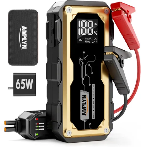 Arrancador portátil del salto de 5000A DMI, arrancador del salto de la batería del coche 12V