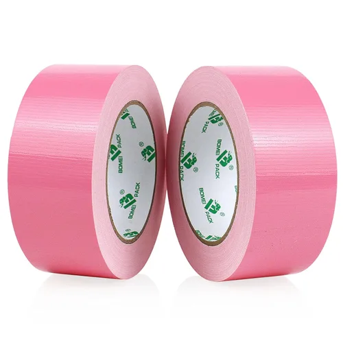 Miniatura 8 de BOMEI PACK Cinta Adhesiva de Color Rosa, Cinta de Conducto Industrial Fuerte y Resistente 9mil x 4.78cm x 27.4m para Embalaje y Reparación