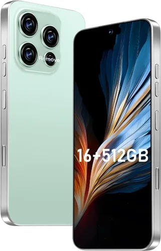 OEJBK 16PROMA X Smartphone Nueva Actualización 16GB+512GB/Pantalla de 17,75 cm 68+108MP Cámara con Zoom, Acabado de Vidrio Templado, 7000mAh Android