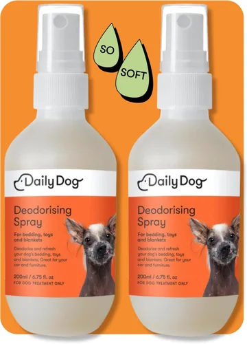 Aerosol desodorizante – Aerosol de olor para mascotas para el hogar, ropa de cama de perros y gatos, juguetes, mantas – 6.8 fl oz (paquete de 2)