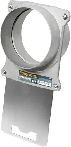 Miniatura 10 de Powertec 70108, compuerta de regulación de tiro de 4-pulgadas para colector de polvo y aspiradora