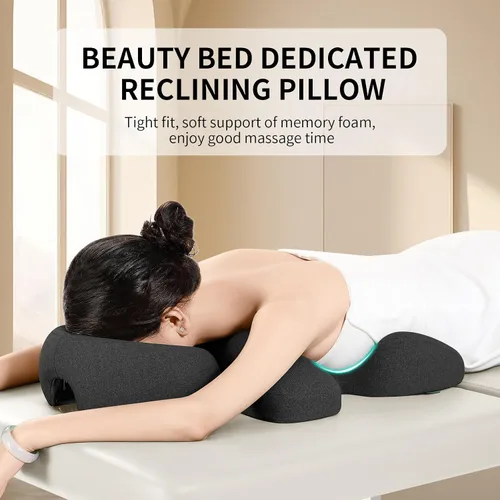Miniatura 3 de Almohada Prona para Masaje, una Almohada de Soporte para el Pecho y la Cara para Dormir, es Adecuada para Masaje, SPA y Sueño. Viene con una Funda