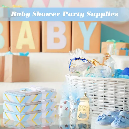 Miniatura 6 de Chengu 50 piezas abrebotellas, regalos para baby shower, recuerdos de baby shower, para invitados, fiesta de premio, ganador, revelación de género