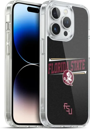 Miniatura 187 de Head Case Designs Funda de gel suave FSU Seminoles de la Universidad Estatal de Florida con licencia oficial compatible con Apple iPhone 13 Pro Max