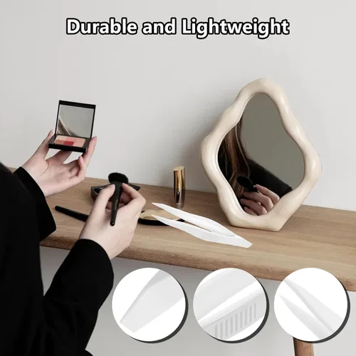 Miniatura 5 de 3 pinzas de contacto para contactos suaves, herramienta removedor de lentes de silicona con aplicador blanco, herramientas compactas de eliminación