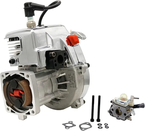 Miniatura 7 de FLMLF Motor de 4 pernos de 29CC con revestimiento cromado para 1/5 escala RC HPI ROFUN KM Baja Losi FG GoPed RedCat Truck RC CAR Parts