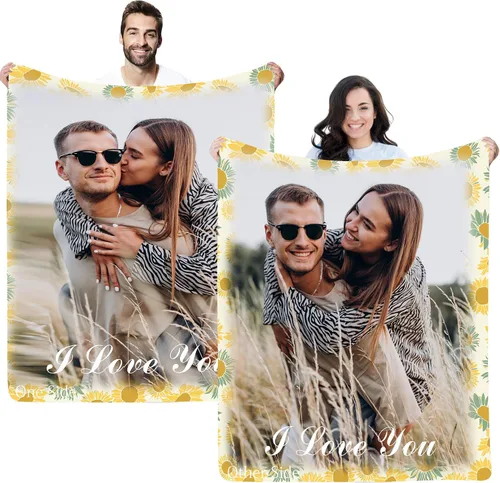 Miniatura 8 de Regalos personalizados de cumpleaños para el Día del Padre, para papá, abuelo, hombres, manta personalizada con fotos para mi papá, regalos de hija