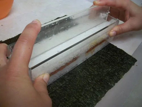 Miniatura 5 de AZM Displays Molde antiadherente para hacer sushi grande azul