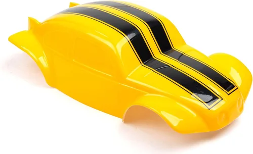 SummitLink Cuerpo personalizado compatible con escala 1/10 1/8 RC coche o camión (camión no incluido) (abejorro amarillo)