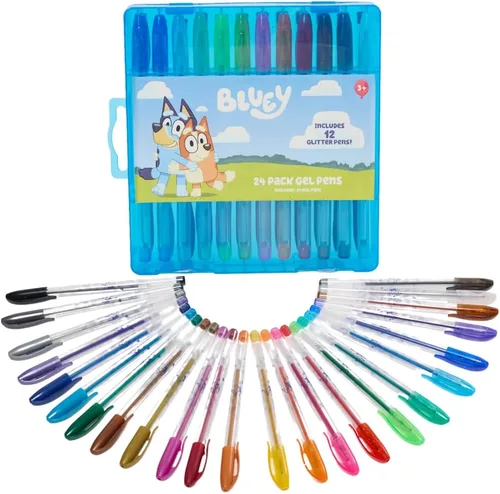 Miniatura 16 de Innovative Designs Beetlejuice - Juego de bolígrafos de gel para niños, paquete de 24 con bolígrafos de gel con purpurina, bonitos bolígrafos