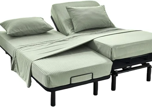 Miniatura 11 de Kingnex Sábanas a rayas para sofá cama de 36 x 72 pulgadas, tamaño individual para sofá cama, microfibra suave de doble cepillado 1800, 3 piezas