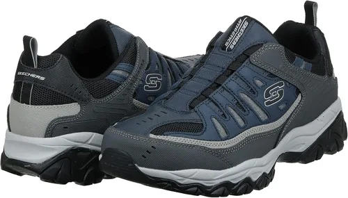 Miniatura 7 de Skechers Afterburn - Tenis deportivos de entrenamiento con espuma viscoelástica para hombre Strike On