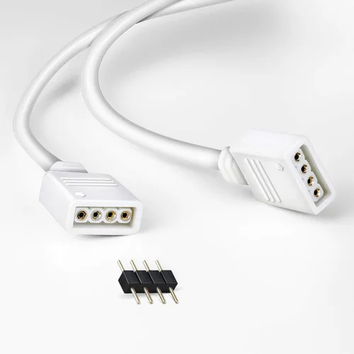 Miniatura 7 de Extensión de cable Nelyeqwo RGB de 4 pines para tira de luz LED