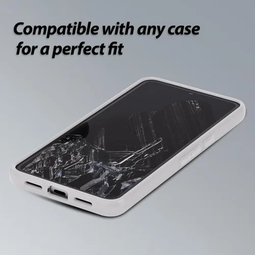 Miniatura 5 de Whitestone DOME GLASS [cobertura completa perfecta] Protector de pantalla de vidrio templado para Google Pixel 8 con lámpara UV [2 unidades]