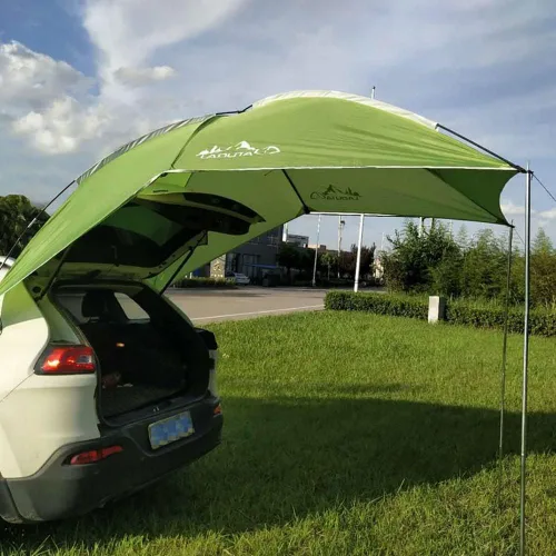 Miniatura 7 de Toldo impermeable para automóvil, toldo para portón trasero de SUV, toldo portátil para automóvil, caravana, remolque, toldo para campamento, al