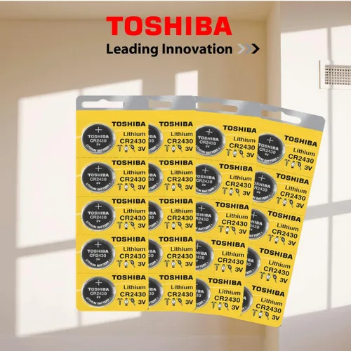 Miniatura 4 de Toshiba Batería CR2430 3V Litio Moneda Celda (4 Baterías)