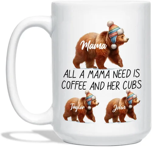 Miniatura 8 de Taza personalizada para mamá, taza de café personalizada con nombre, idea de regalo para mamá, regalo para mamá, taza para mamá, taza para mamá