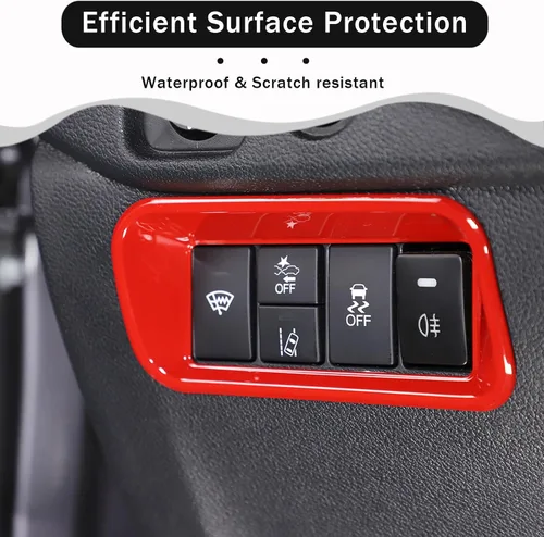 Miniatura 3 de Marco de botón de interruptor de ajuste de luz antiniebla para Honda Pilot 2016-2022/Ridgeline 2017-2023/Passport 2019-2023, accesorios protectores