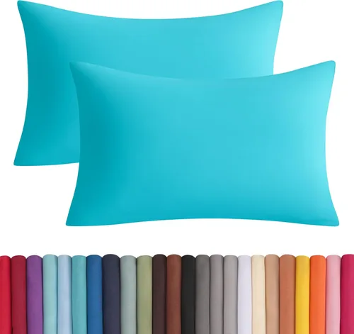 Miniatura 33 de BEDSUM Funda de almohada de microfibra para el cuerpo, suave, resistente a las arrugas y de fácil cuidado con cierre de sobre para adultos y mujeres