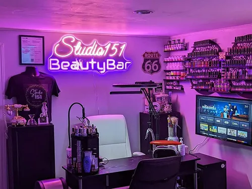 Miniatura 4 de Letrero LED de neón personalizado con nombre, letrero con nombre iluminado para cumpleaños, Navidad, idea de regalo de cumpleaños, Navidad