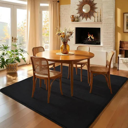 Miniatura 103 de Amearea Alfombras modernas para dormitorio, sala de estar, alfombra de espuma viscoelástica gruesa de 4 x 6 pies, alfombra de espuma viscoelástica