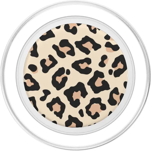 Miniatura 2 de PopSockets PopGrip con estampado de leopardo: agarre intercambiable para teléfonos y tabletas PopSockets MagSafe PopGrip para iPhone