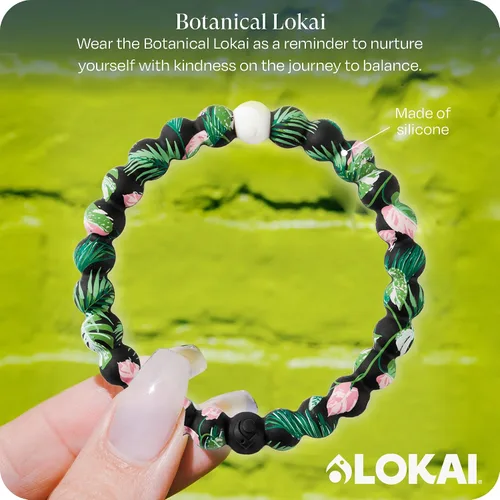 Miniatura 2 de Lokai Pulseras hawaianas de cuentas de silicona para mujeres y hombres, la colección Surf Ohana Beach Jewelry Pulsera de cuentas de moda