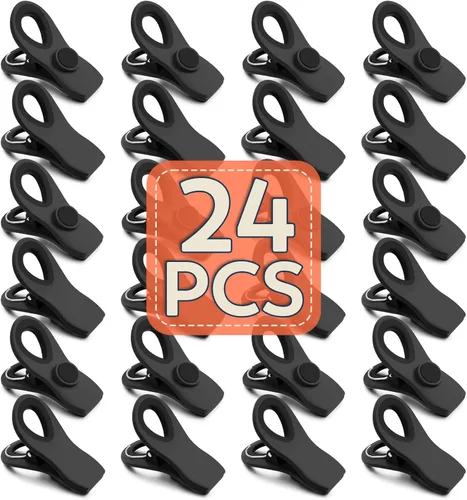 Miniatura 9 de Paquete de 12 clips de chips, clips magnéticos para bolsas para paquetes de alimentos, accesorios de RV, clip de cocina con imán para refrigerador