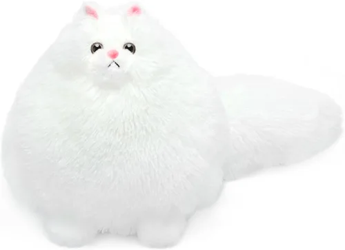 Miniatura 11 de Winsterch - Juguete de peluche grande para niños de gato, regalo, animal de peluche grande, gato de peluche gris para niños (gris, 20 pulgadas)