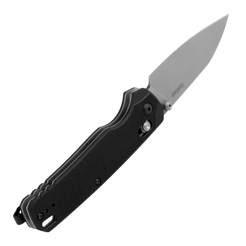 Miniatura 7 de Cuchillo de bolsillo plegable manual Kershaw Bel Air XL, hoja de 3.4 pulgadas de acero MagnaCut, mango G10 negro, clip de bolsillo, fabricado
