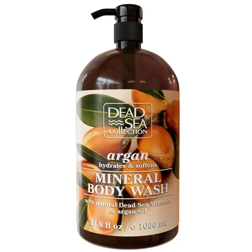 Miniatura 13 de Dead Sea Collection Gel de baño Almond Vanilla para mujeres y hombres, con minerales puros del mar muerto y aceite de almendras dulces, limpia e