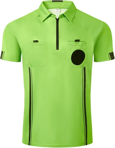 Miniatura 2 de Soccer Referee Shirt, Football Umpire Jersey, Men Official Ref Uniform