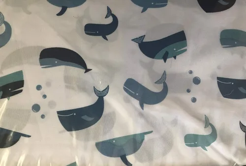 Miniatura 2 de Juego de sábanas tamaño individual de 3 piezas Blue Whales Fish