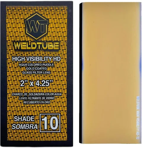 WELDTUBE Lente de soldadura de vidrio HD de alta visibilidad