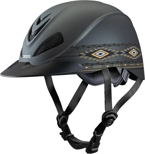 Miniatura 6 de Troxel Rebel Bold - Casco de equitación, perfil bajo, ligero, diseño ajustable, equipo de equitación de seguridad Atrapa sueños